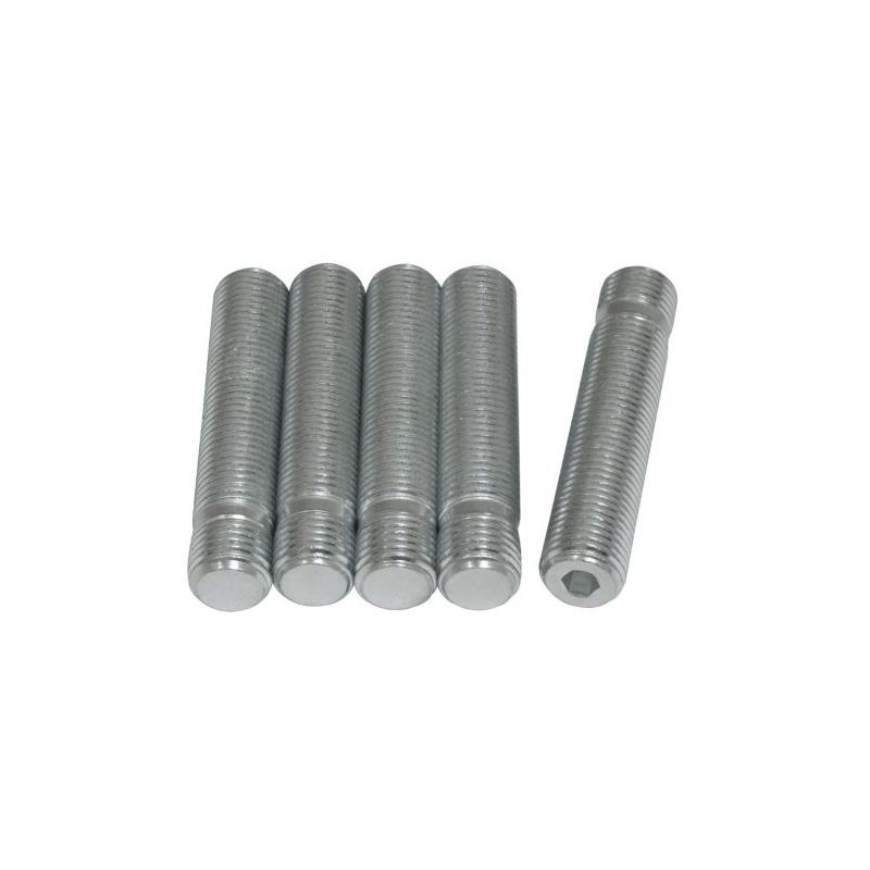 Carpopart 6pc M14x1.5 Long Serrated Wheel Studs For Chevy Silverado 3500 HD (2007-2010)