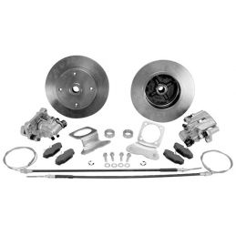 Rear Disc Brake Kit; With E. brake single piston calipers