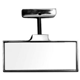 Billet Clamp On Rear View Mirror; Screw on
