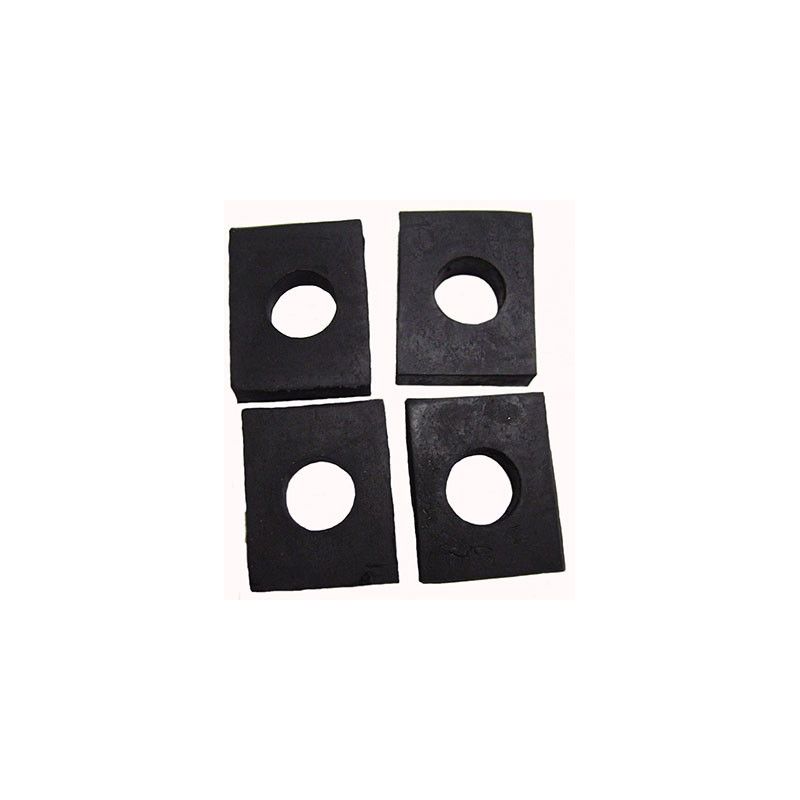 Rear Body Shock Pad; Set of 4