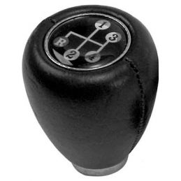 Shift Knobs With Shift Pattern; Brown leather