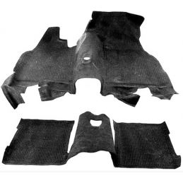 Front & Rear Floor Mats; Front and rear