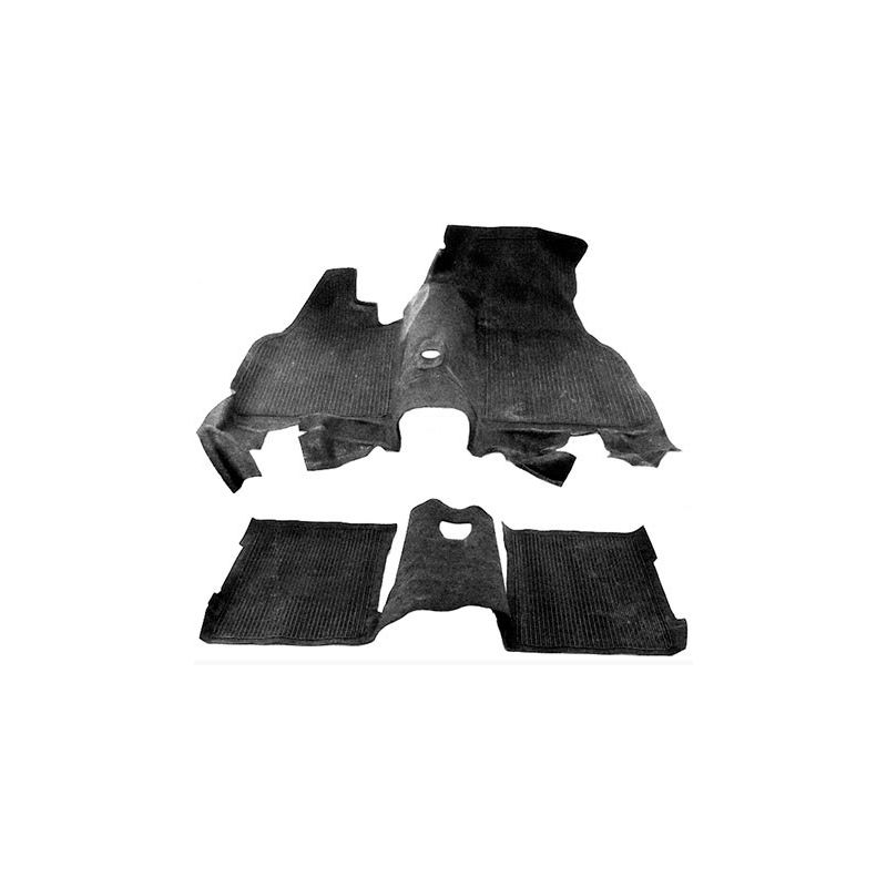 Front & Rear Floor Mats; Front and rear