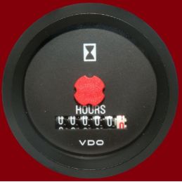 VDO Performance Instruments - Cockpit; Hour meter 2 1/16"