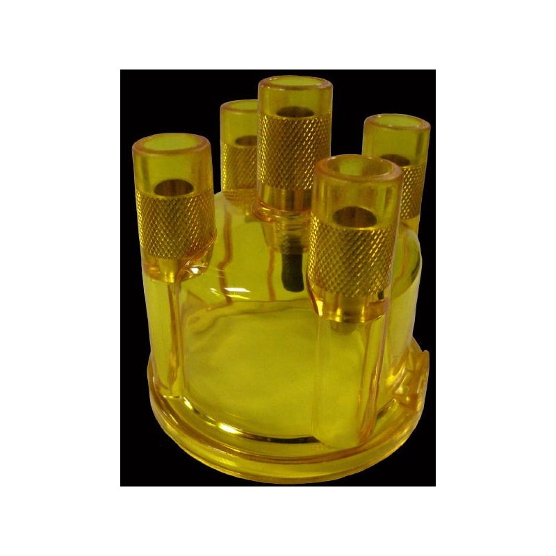 Transparent Distributor Caps; Yellow