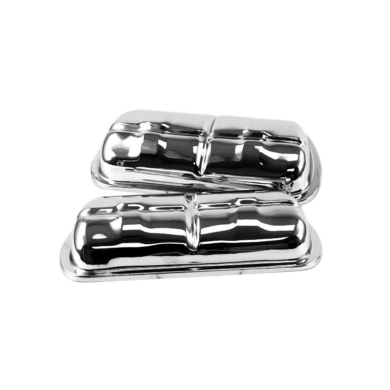 Chrome Valve Covers; Chrome (pr)