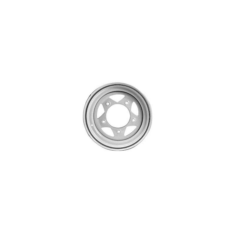 Steel Wheels; 15 x 6 White