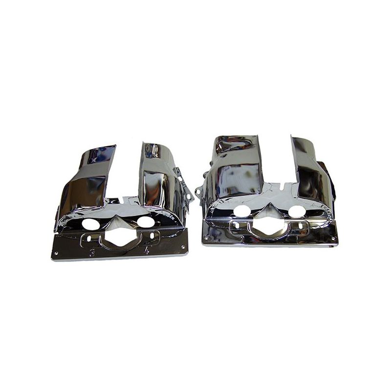 Cylinder Head Shrouds; Chrome