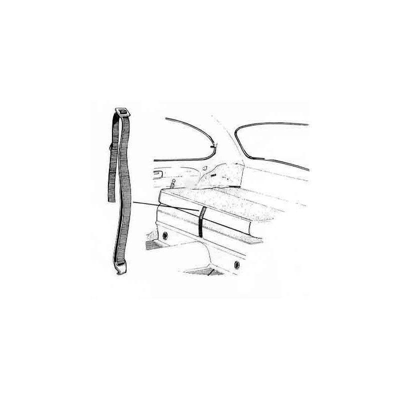 Rear Seat Strap Assembly; Strap only