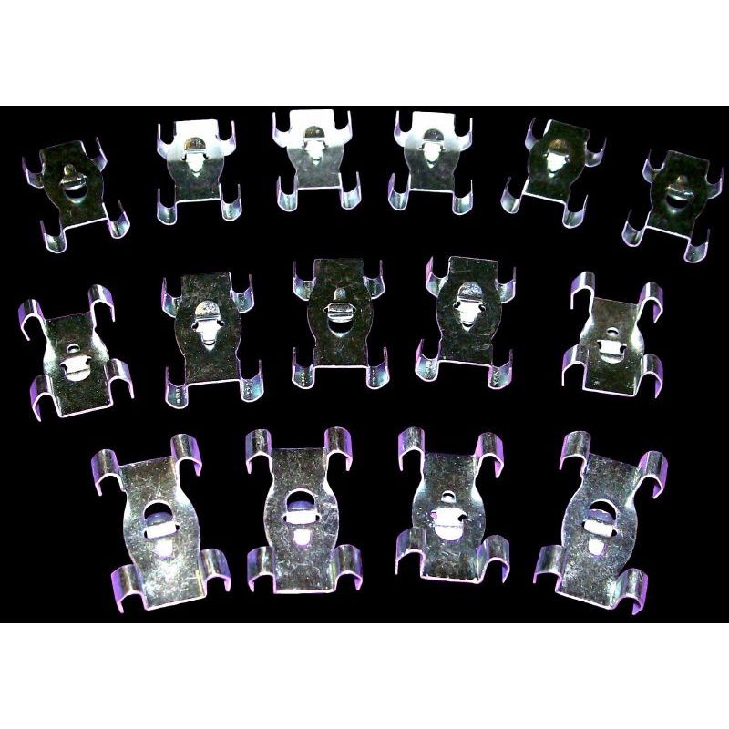 Chrome Molding Clips; Side rocker molding clips (14)