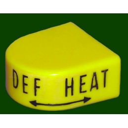 Heater Knobs; Defroster on/off