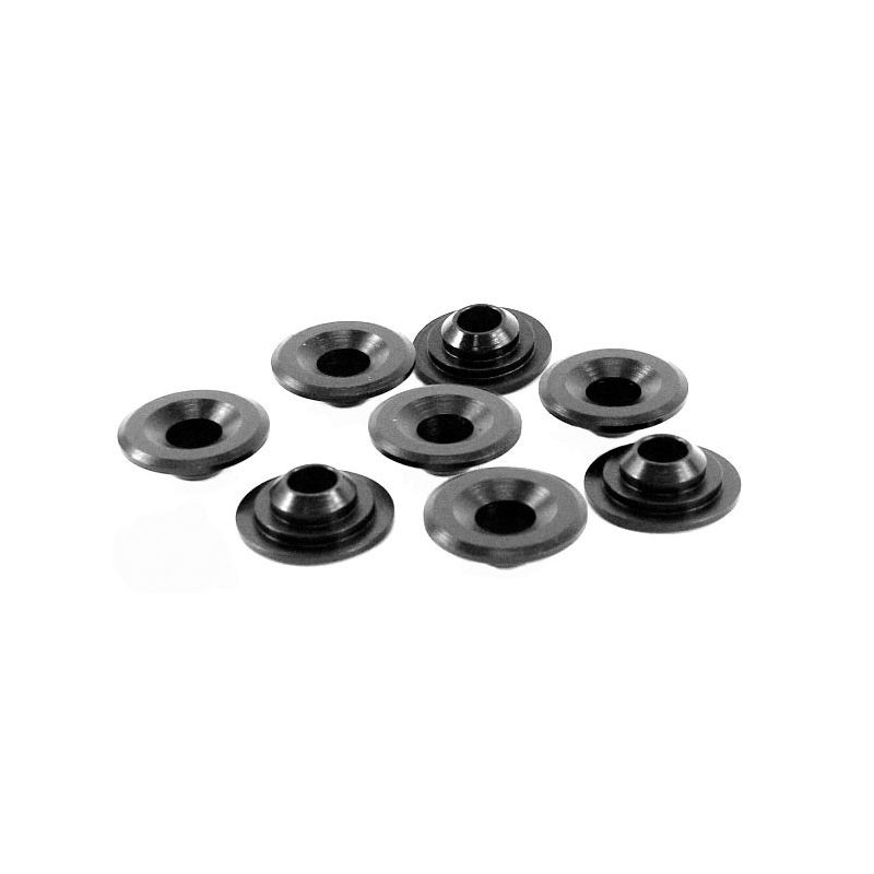 Valve Spring Retainers; Chromoly (8) -