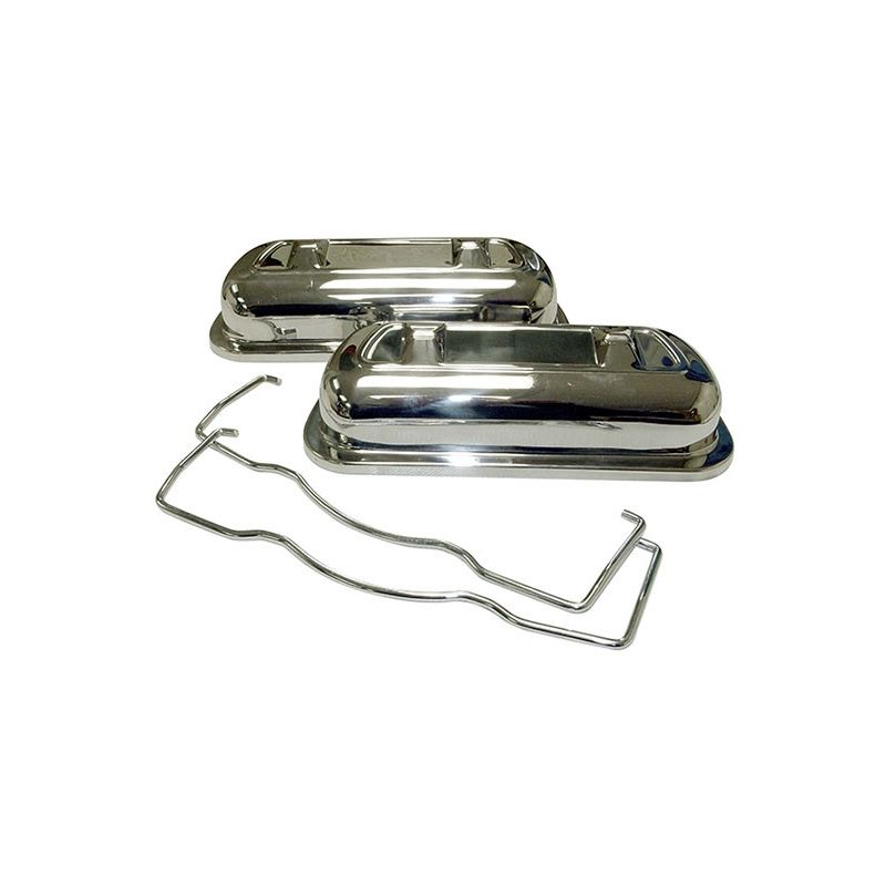 Stainless Steel Valve Covers; (pr)