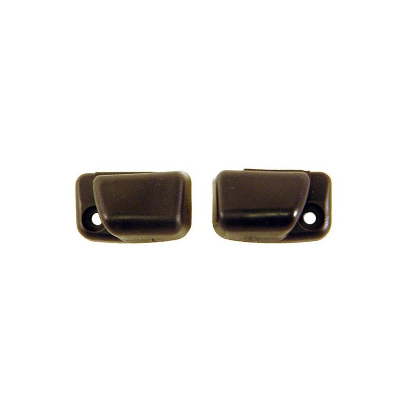 Sunvisor Clips; Black (pr)