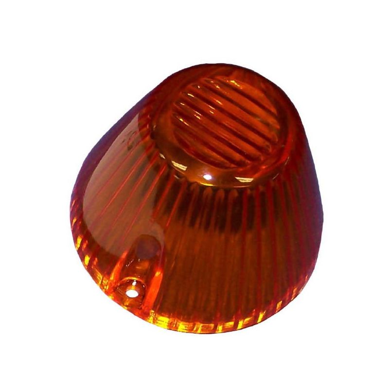 Front Turn Signal Lenses; Amber