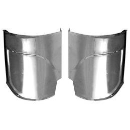 Front & Rear Fender Guards; Rear Stainless Steel