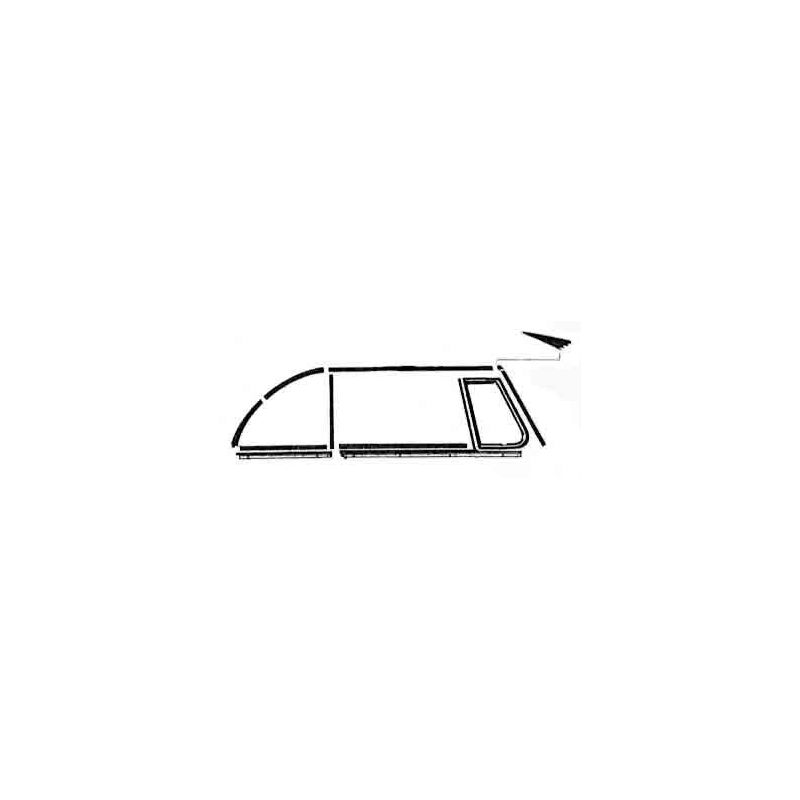 Convertible Top To Front Window Frame Seal; Seal