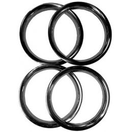 Wheel Beauty Rings; 14" Bus stock rims (4)