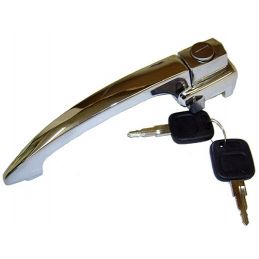 Door Handle w/Keys; Chr. locking