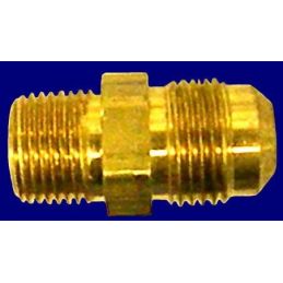 Oil Fittings Brass; Quick male to 3/8" pipe