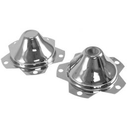 Chrome Center Caps; For 5 lug wheels (pr)