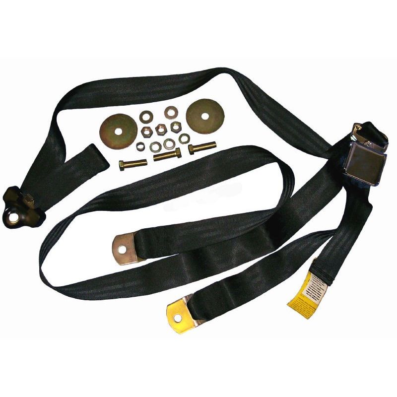 Seat Belts; Chrome&BlackFrt.