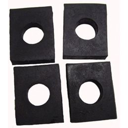 Rear Body Shock Pad; Set of 4