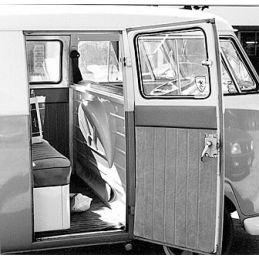 Rear Side Cargo Door Seal; Double cab