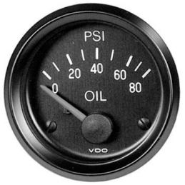 VDO Performance Instruments - Cockpit; *Oil pressure 80 PSI 2 1/16"