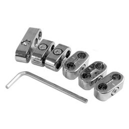 Spark Plug Wire Separators; Chrome