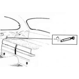 Rear Seat Strap Assembly; Retaining plate&screw