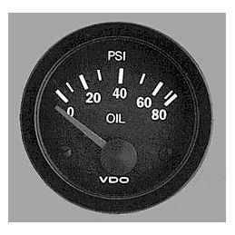 VDO Performance Instruments - Vision; *Oil pressure 80 PSI 2 1/16"