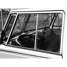 Front Door Window Felt Set Early Bus; Set