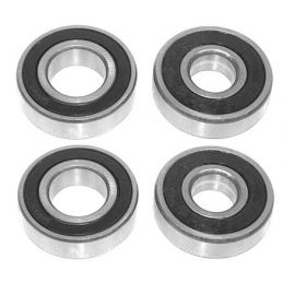 Aluminum Spindle Mount Wheel; Bearing kit for 6601000AL (4)