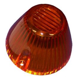 Front Turn Signal Lenses; Amber