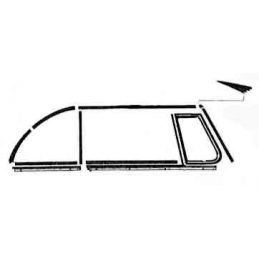 Convertible Top To Front Window Frame Seal; Seal